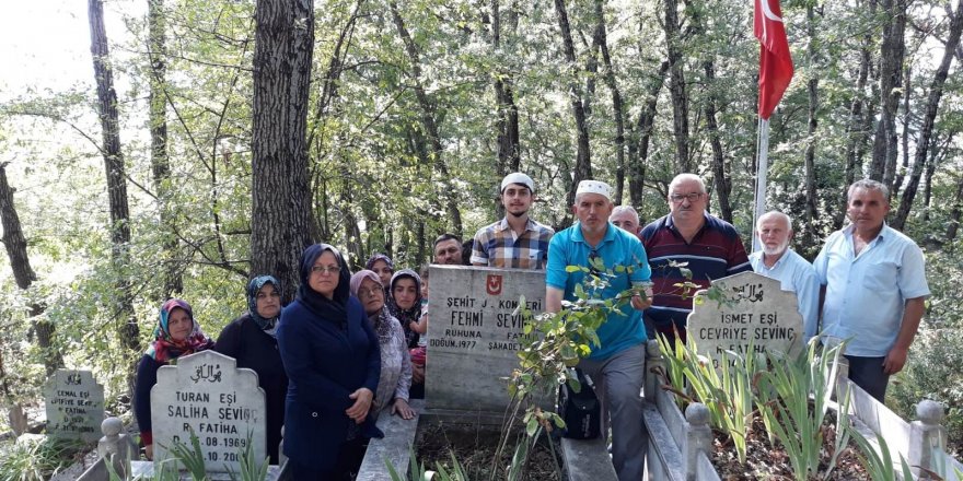 Samsun’da şehitler mezarları başında anıldı 