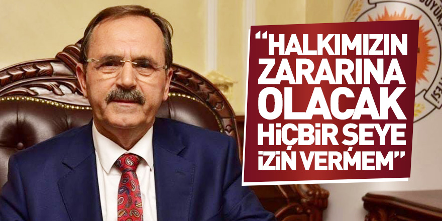 Başkan Şahin: “TEDES’te halkımızın zararına olacak bir duruma izin vermem”