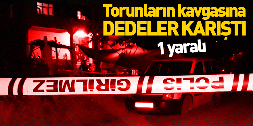 Torunların kavgasına dedeler karıştı: 1 yaralı