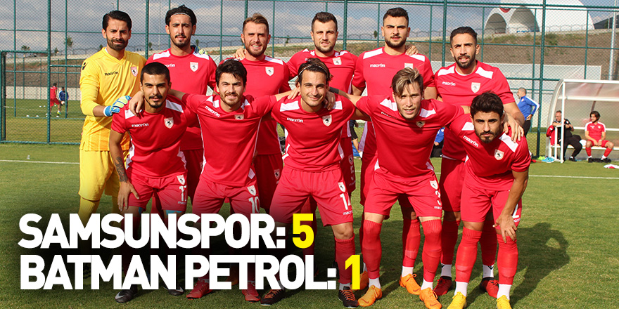 Samsunspor: 5  Batman Petrol: 1