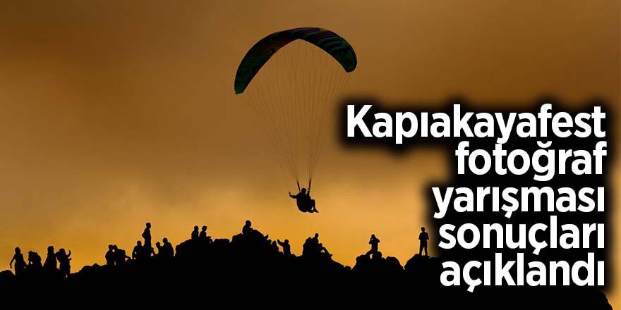 Kapıakayafest fotoğraf yarışması sonuçları açıklandı 