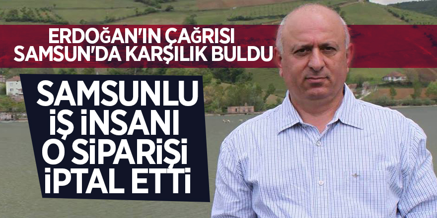 ERDOĞAN'IN ÇAĞRISI SAMSUN'DA KARŞILIK BULDU