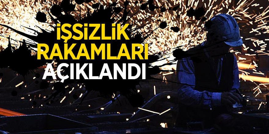 İşsizlik rakamları açıklandı!