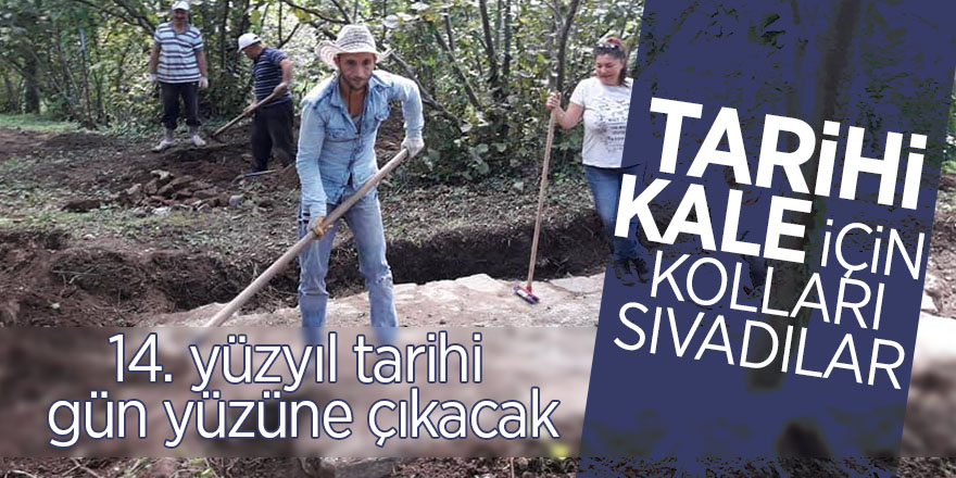 Tarihi kale için kolları sıvadılar