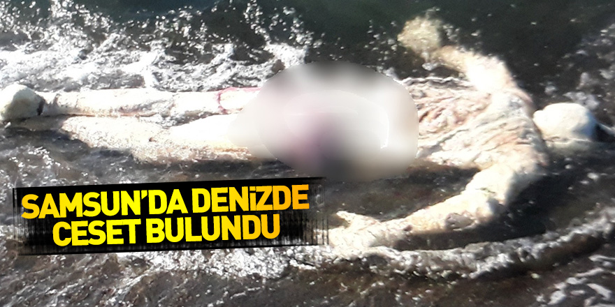 Samsun'da denizde ceset bulundu