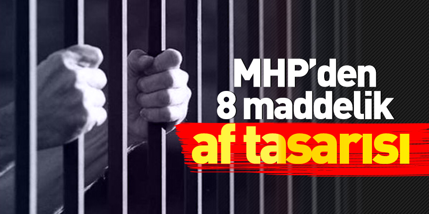 MHP'den 8 maddelik af tasarısı