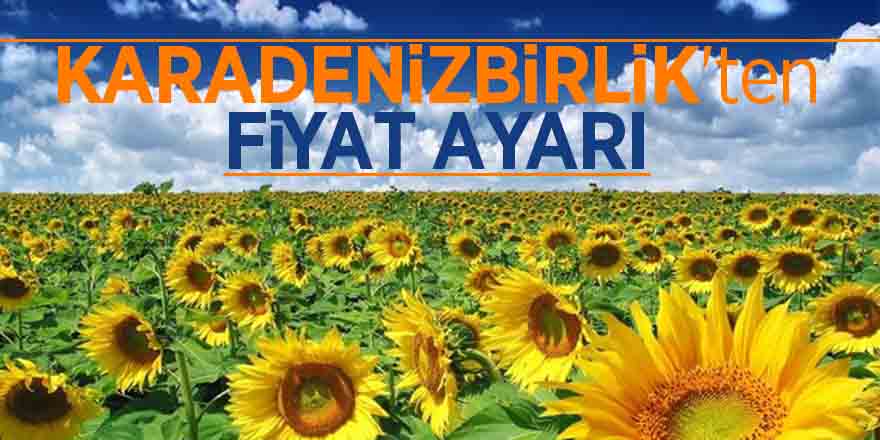 KARADENİZBİRLİK'ten 'fiyat' ayarı 