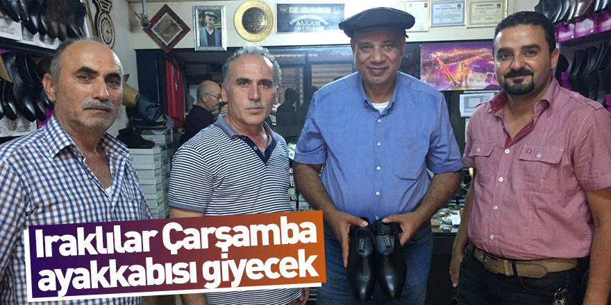 Iraklılar Çarşamba ayakkabısı giyecek