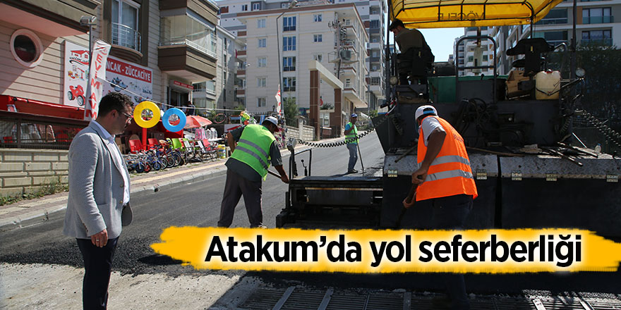 Atakum’da yol seferberliği