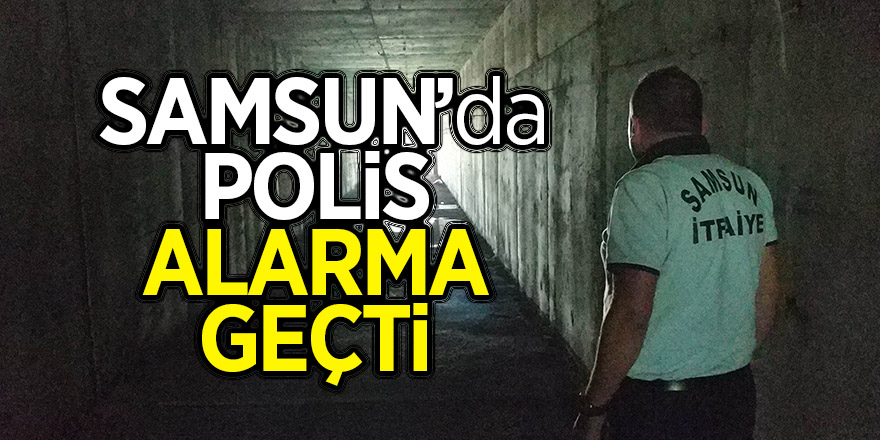 Menfezde uyuya kalan genç, polisi alarma geçirdi 