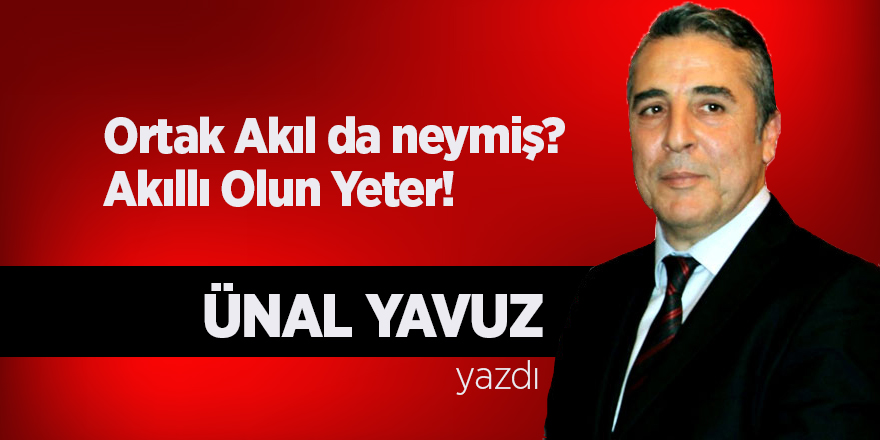 Ortak Akıl da neymiş? Akıllı Olun Yeter!