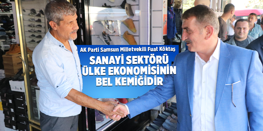 Milletvekili Köktaş: Sanayi sektörü ülke ekonomisinin bel kemiğidir