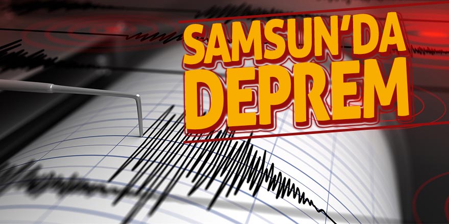 Samsun'da 3,3 büyüklüğünde deprem meydana geldi