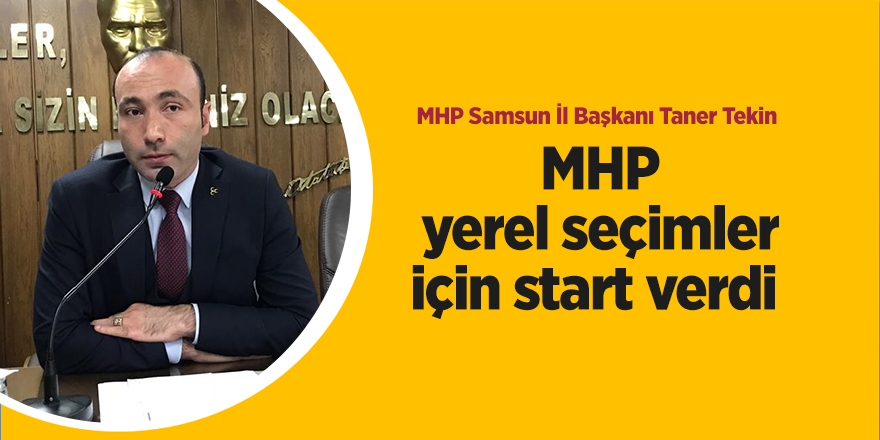 MHP yerel seçimler için start verdi 