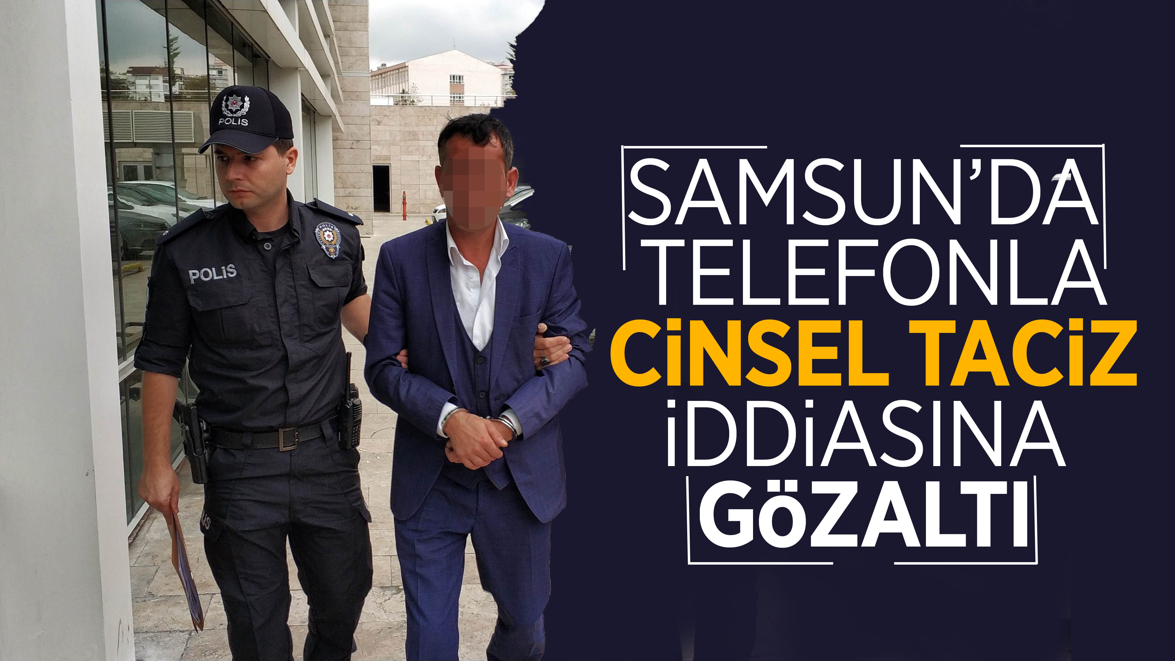 Telefonla cinsel taciz iddiasına gözaltı 