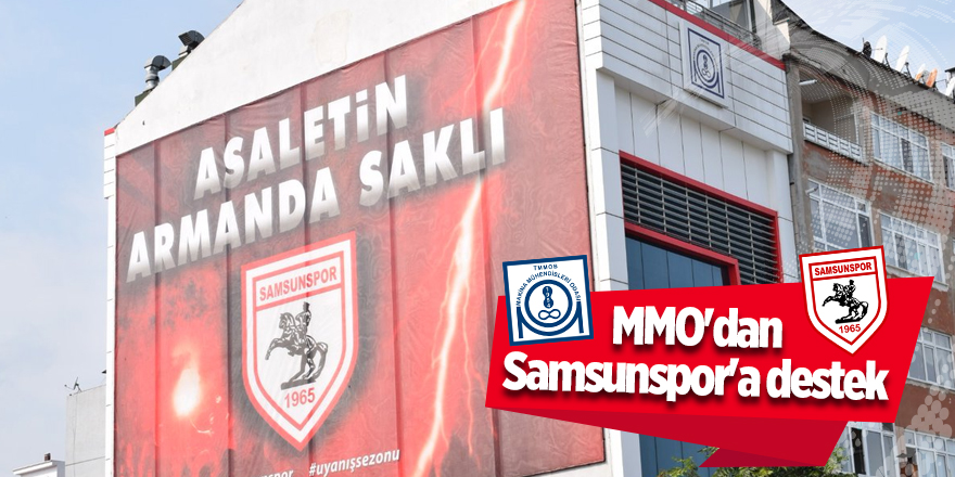 MMO'dan Samsunspor'a pankartlı destek