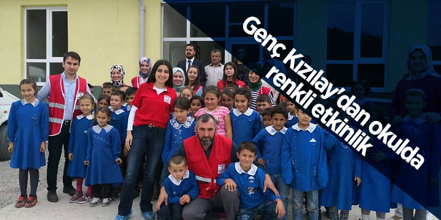 Genç Kızılay'dan okulda renkli etkinlik 