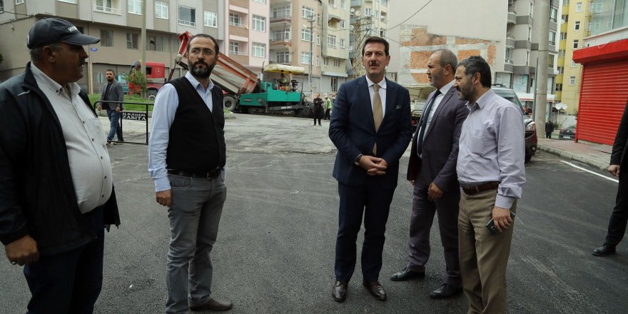 İlkadım'da sonbaharda asfalt çalışması 