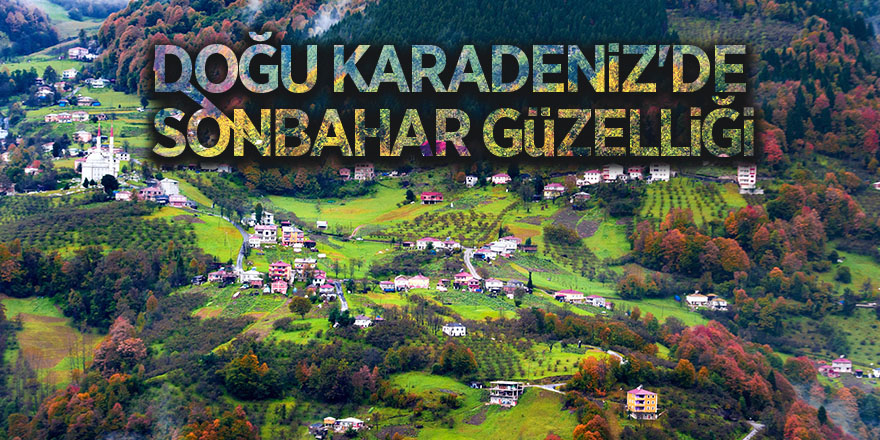 Doğu Karadeniz'de sonbahar güzelliği