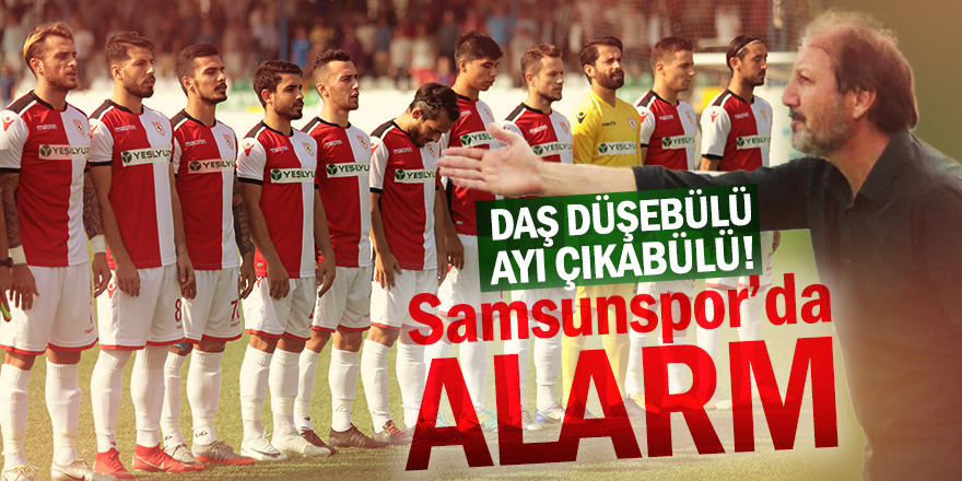 Samsunspor'da alarm!