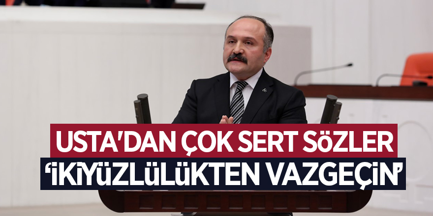 Usta'dan çok sert sözler