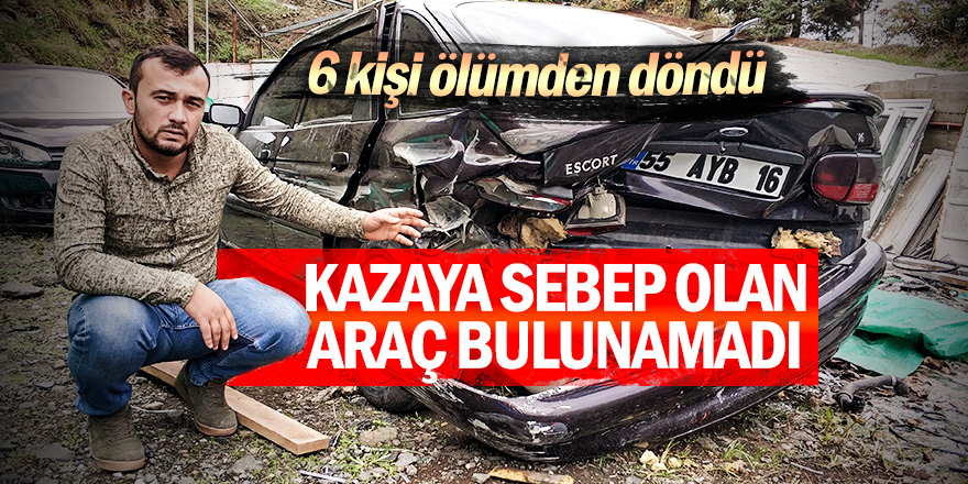 6 kişi ölümden döndü! Kazaya sebep olan araç kaçtı