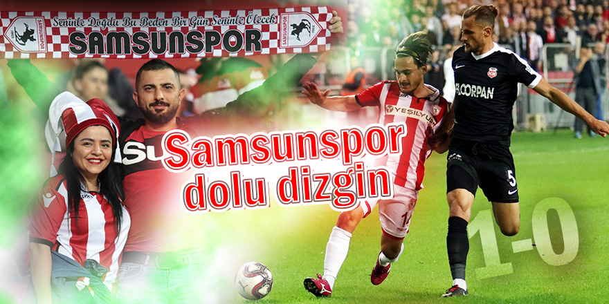 Samsunspor dolu dizgin 1-0