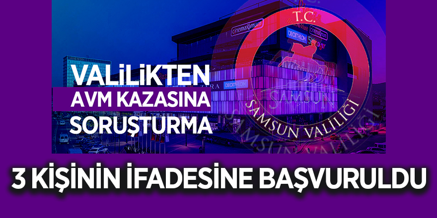 Yürüyen merdiven kazasında 3 kişinin ifadesine başvuruldu