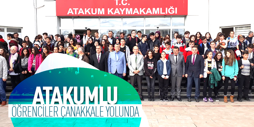 Atakumlu öğrenciler Çanakkale yolunda