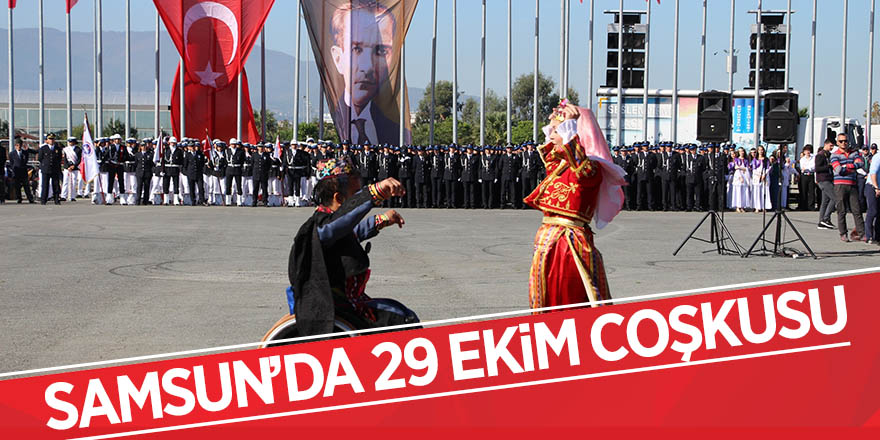 Samsun’da 29 Ekim coşkusu