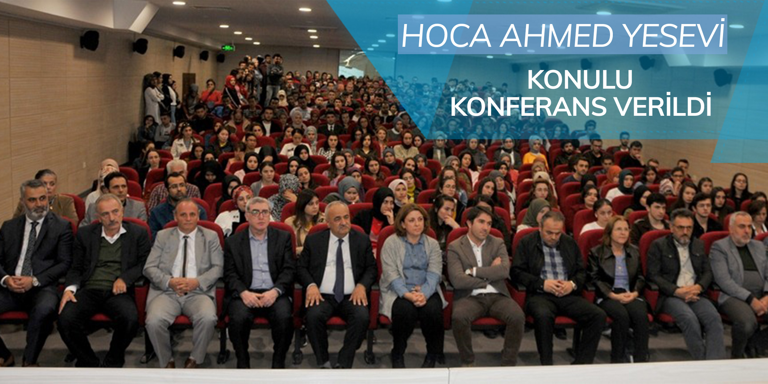 Hoca Ahmed Yesevî konulu konferans verildi