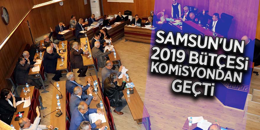 Samsun'un 2,3 milyarlık 2019 bütçesi komisyondan geçti 