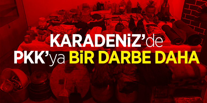 Karadeniz’de PKK’ya bir darbe daha 