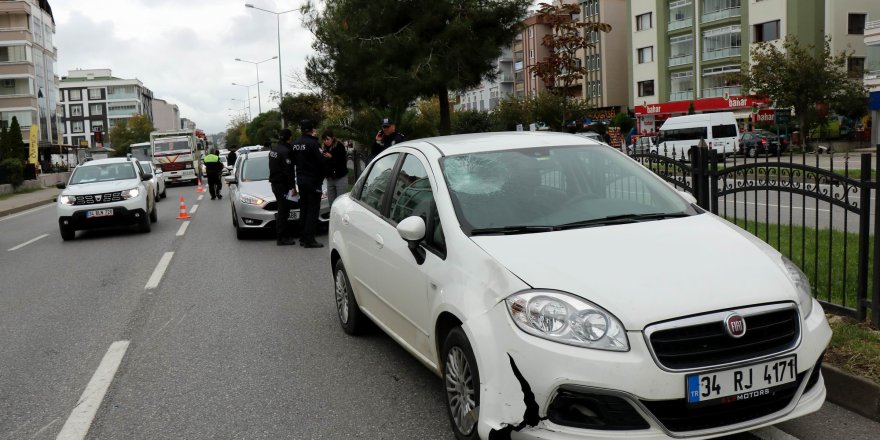 Samsun’da otomobilin çarptığı motosikletli ağır yaralandı