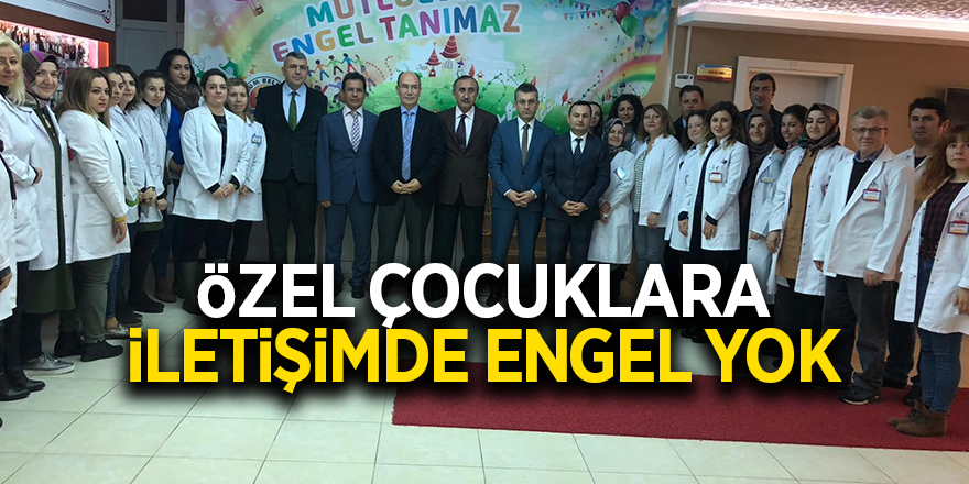 Özel çocuklara iletişimde engel yok 