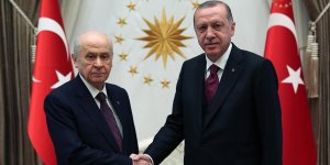 Erdoğan ile Bahçeli Cumhurbaşkanlığı Külliyesi'nde bir araya geldi