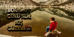 Boraboy Gölü'nde kış güzelliği