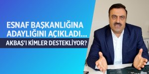 Ahmet Akbaş SESOB adaylığını açıkladı