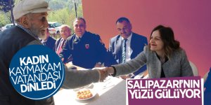 Salıpazarı Kaymakamı Günaydın vatandaşlarla buluştu