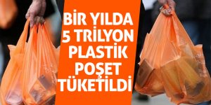 Bir yılda 5 trilyon plastik poşet tüketildi
