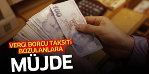 Vergi borcu taksiti bozulanlara müjde