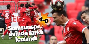 Samsunspor evinde farklı kazandı