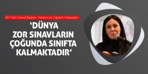 Karaaslan: "Dünya, zor sınavların çoğunda sınıfta kalmaktadır"