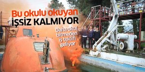 Bu okulu okuyan işsiz kalmıyor