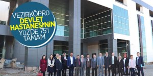 Vezirköprü Devlet Hastanesinin yüzde 75’i tamam