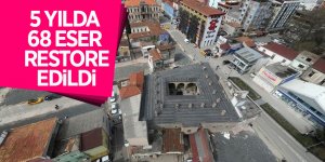 5 yılda 68 eser restore edildi