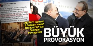AK Parti Samsun İl Başkanı Hakan Karaduman’dan Skandal Paylaşımlar