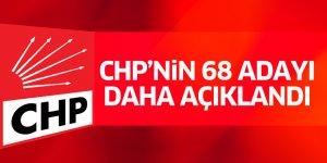 CHP'nin 68 adayı daha açıklandı