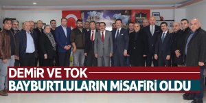 Demir ve Tok Bayburtluların misafiri oldu