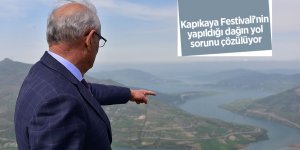 Kapıkaya Festivali’nin yapıldığı dağın yol sorunu çözülüyor 